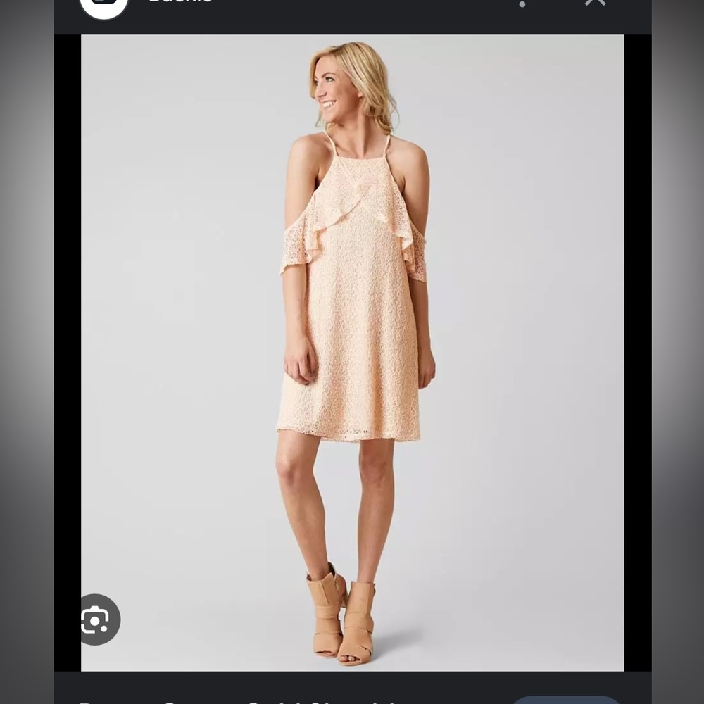 Lacey Pale Pink Dress